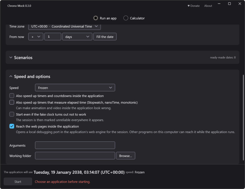 Time & date manipulation in Windows app